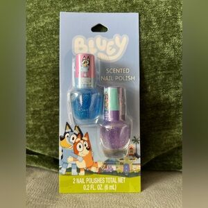Disney Bluey scented nail polish set of 2 NWT